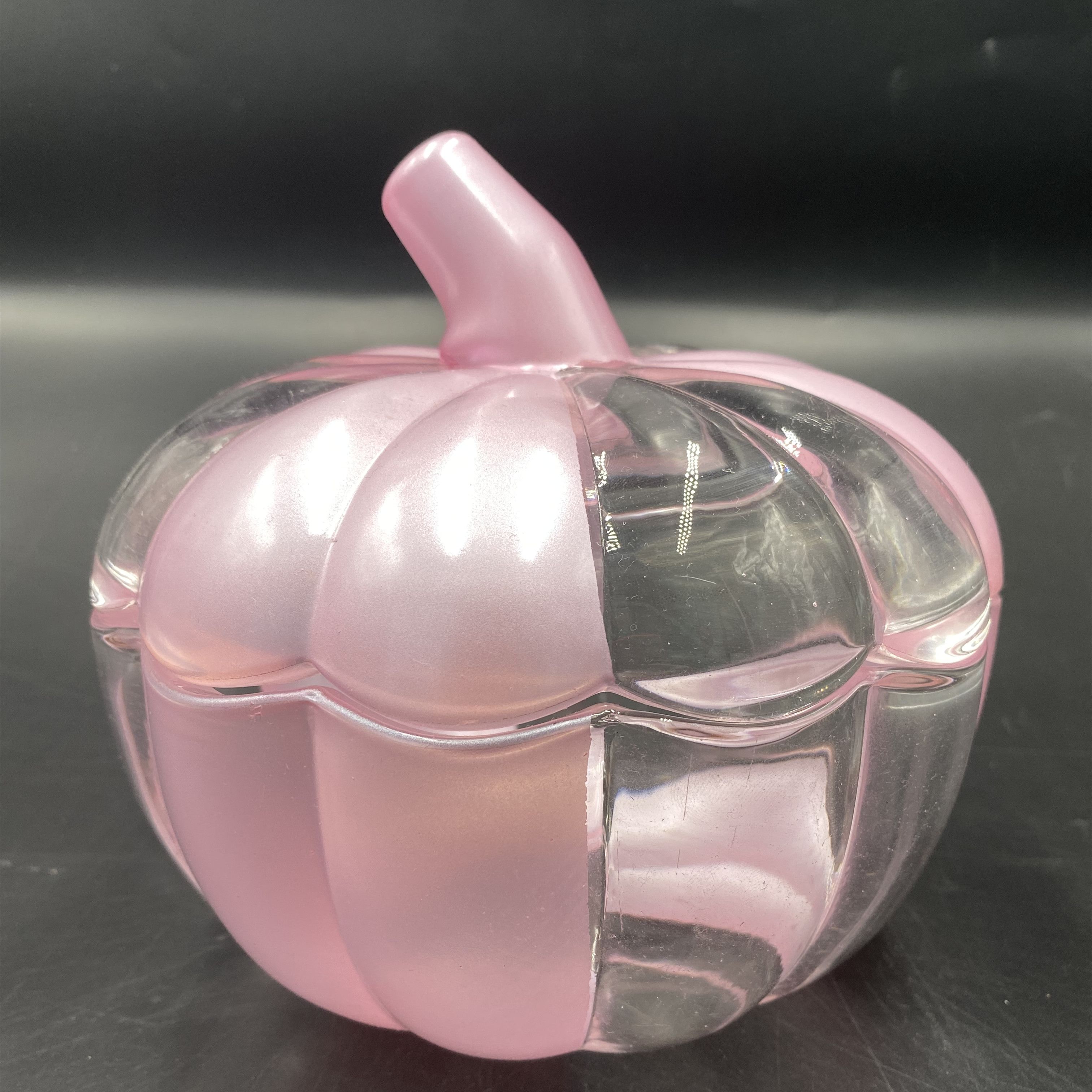 Glass jar pumpkin candy jar fruit snack set powder style