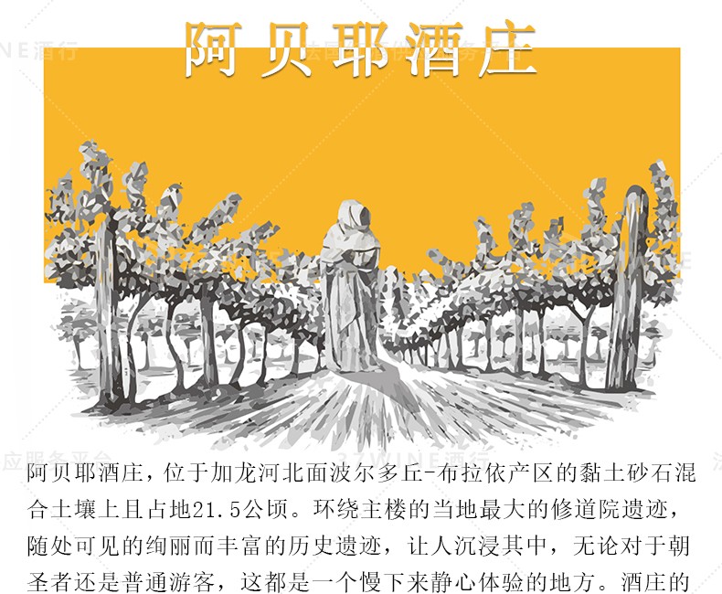 法国红酒 1.5L装 Château L'Abbaye 阿贝耶酒庄«普利孟特瑞会»红葡萄酒详情图7