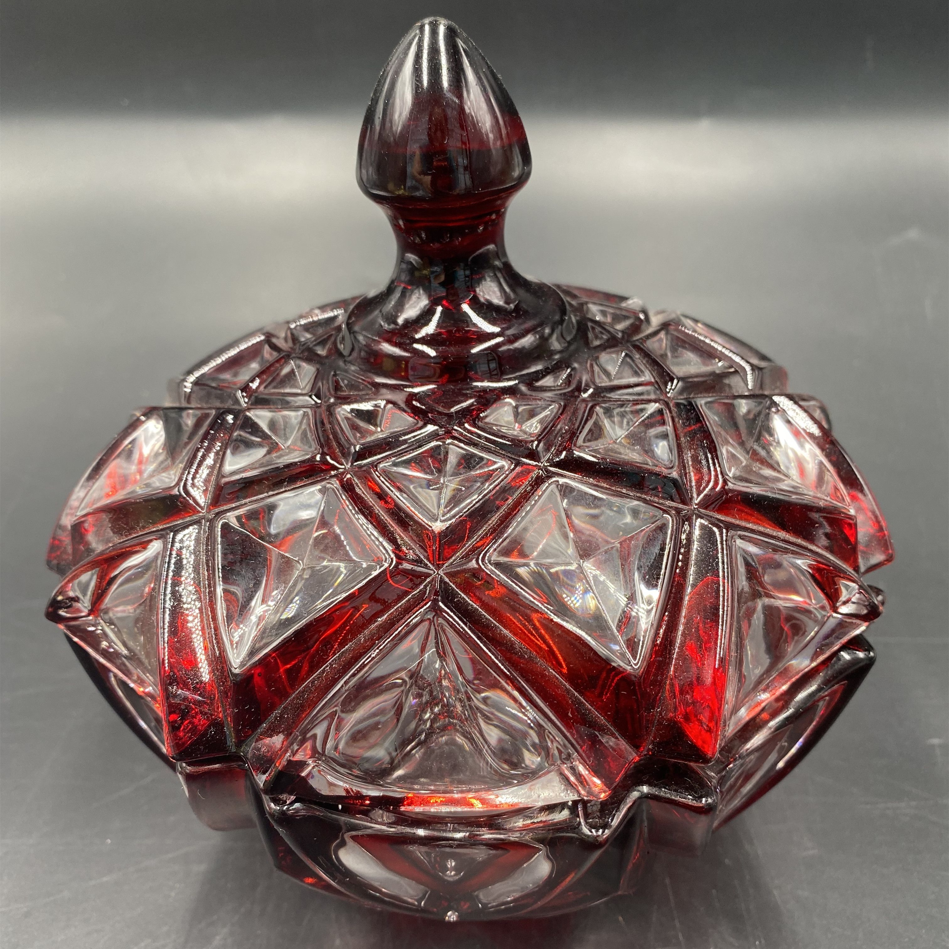 European-style crystal glass candy jar with lid, home storage jar, sugar VAT, creative snack storage, candy box, small exquisite set purple