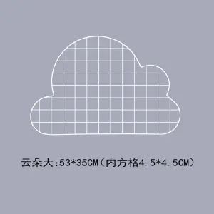大云朵形男女生宿舍卧室墙面装饰置物架直播背景墙装扮装饰挂件