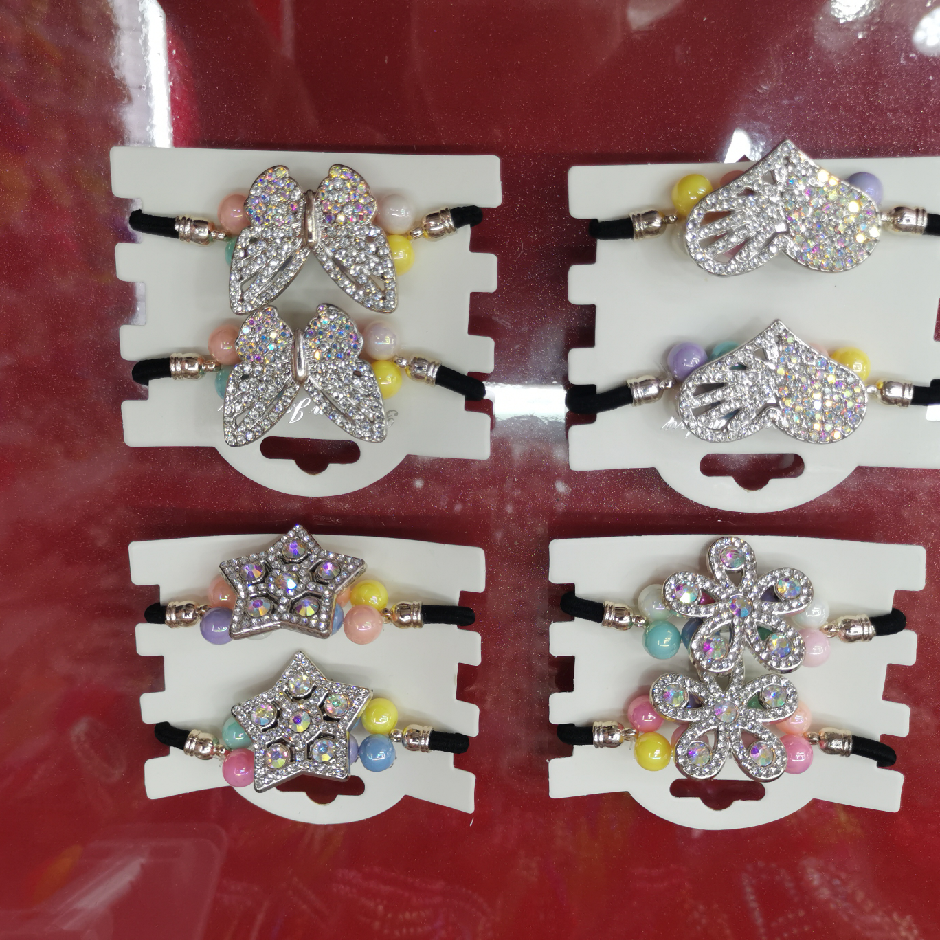 AB beaded bracelet, 100 packs