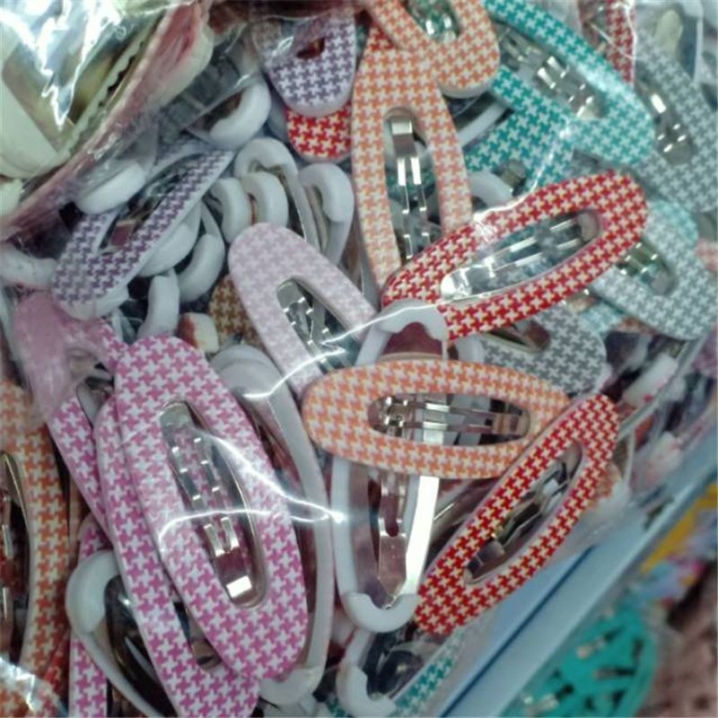 5公分椭圆套片发饰夹子详情图2