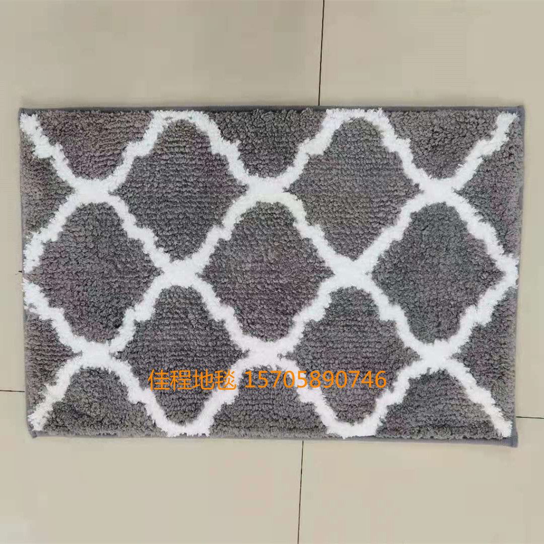 New flower crown super fine fiber floor MATS, carpet floor MATS, anti-slip MATS, super fine fiber carpet door MATS, absorbent floor MATS, flocked MATS for export full figure