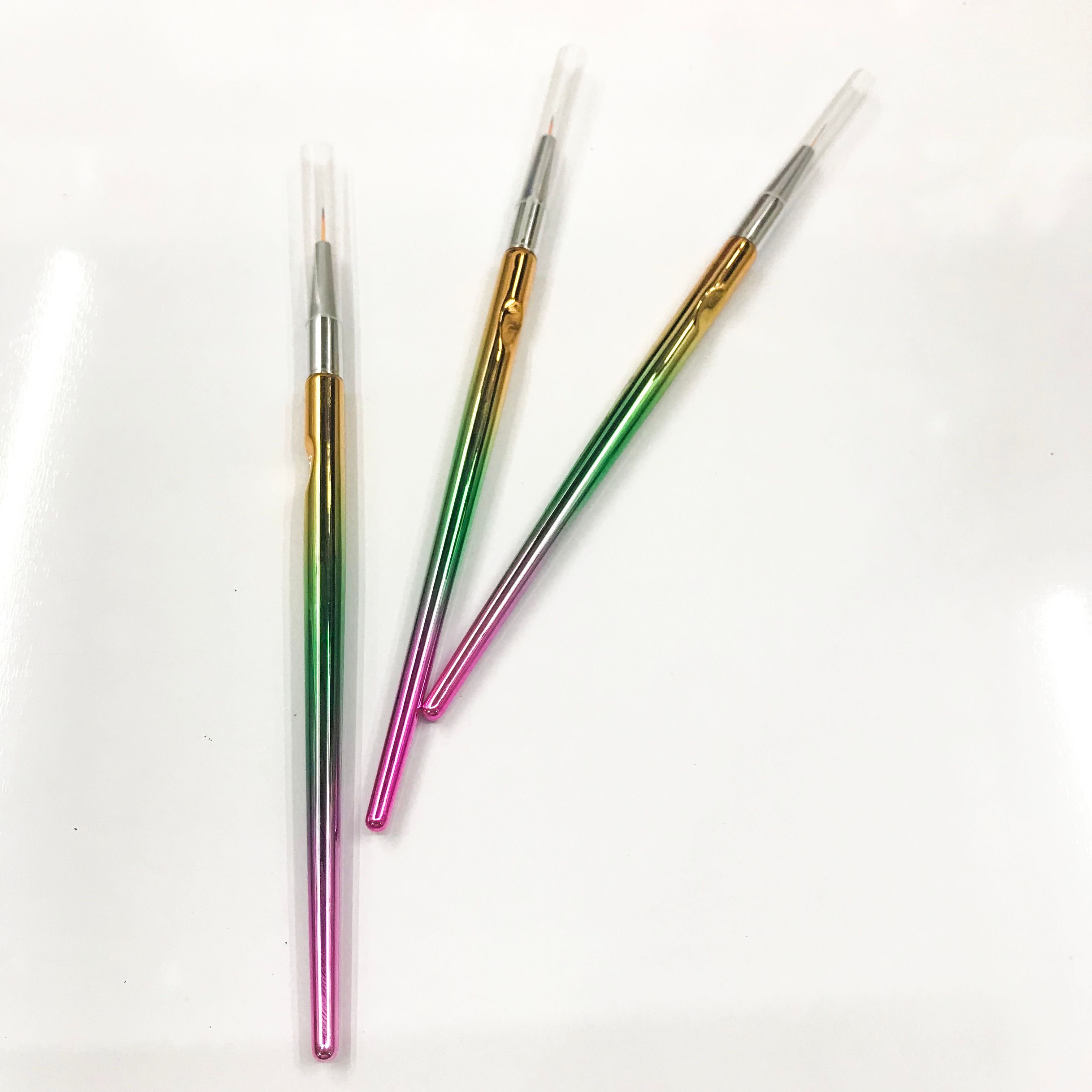 Light Therapy Pen Nail Art Brush Set Drawing Pen Light Therapy Pen Spot Drill Pen Paint Pen Smudging Paint Pen Gradient Pen Tools 3 Sets Specification drawing