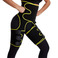 亚马逊女提臀收腹带健身运动爆汗可调节连体束腰束腿带塑腰带细节图