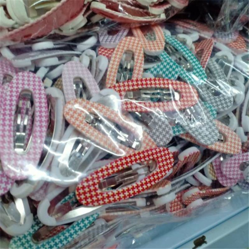 5公分椭圆套片发饰夹子详情图1