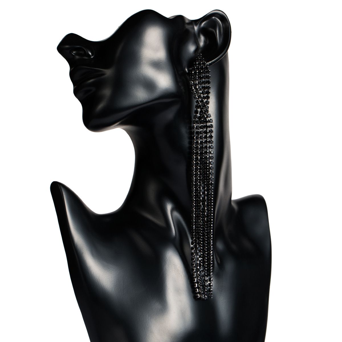 2C -15亚马逊热卖时尚大气百搭气质长款流苏耳环女精美网红耳饰细节图