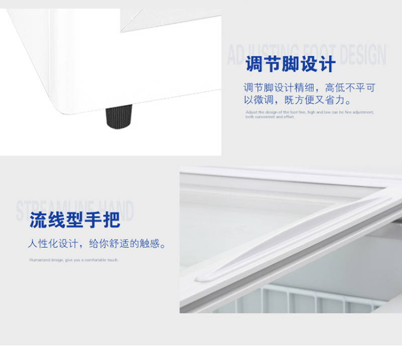 Suiling Refrigerator WG4-219DS / 249DS series countertop display cabinet with sliding glass door single-temperature cold storage detail image 13