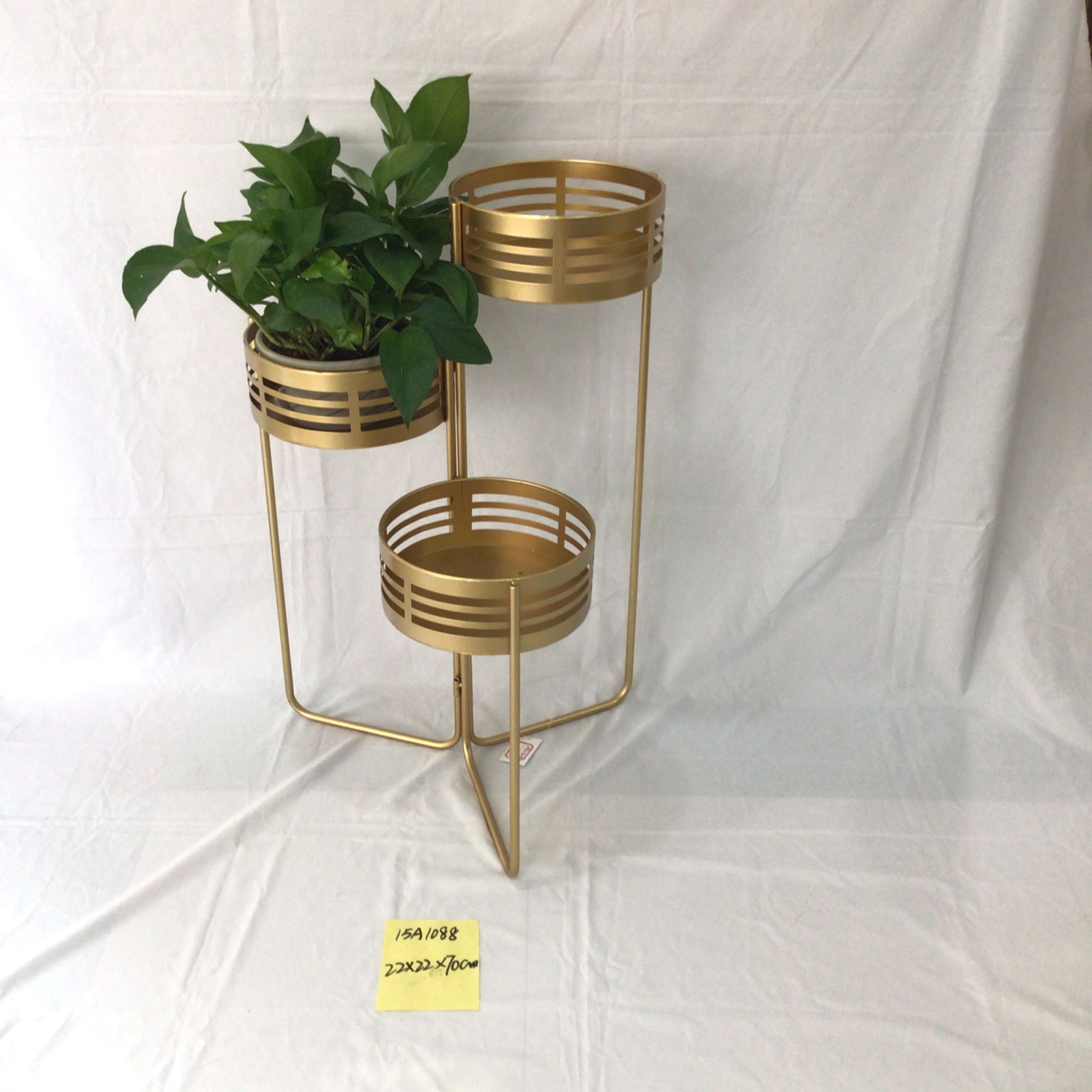 Nordic flower stand, floor-standing, simple indoor succulent plant, multi-layer folding balcony storage rack, flower pot rack detail image 3