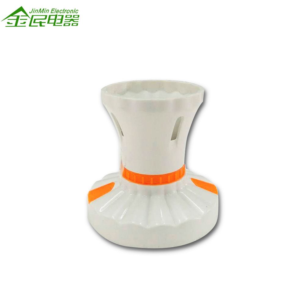 Customized plastic lamp holders, B22 socket lamp holders, E27 screw socket lamp holders and slanted socket lamp heads are available