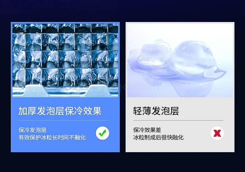 银都商用制冰机奶茶店中型全自动大型制冰机制冰器大容量40KG详情图7