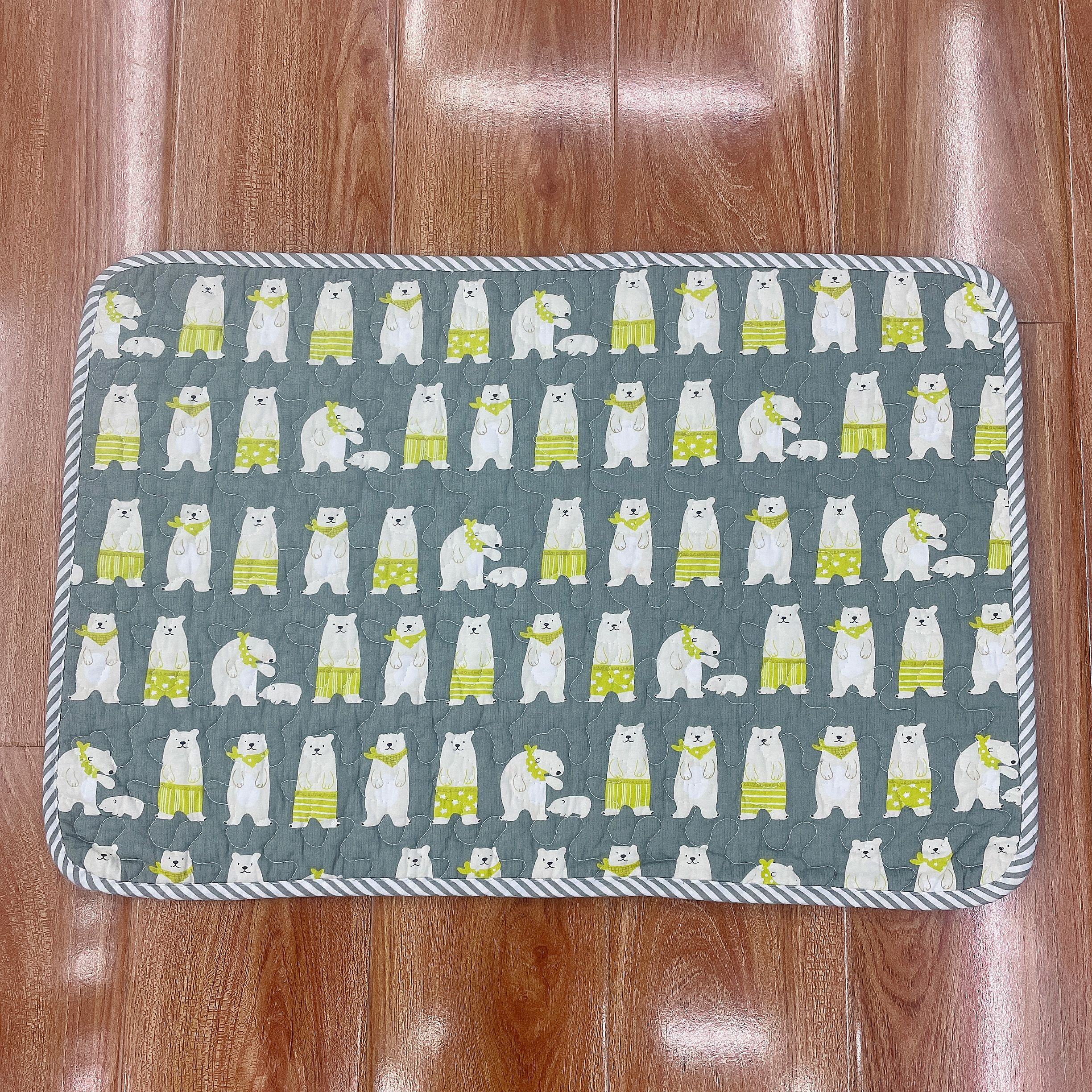 Yiwu Quality New Floor Mat, New twill all-cotton quilted door Mat 003