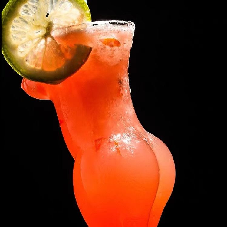 Highball glass, beauty glass, glass wine glass, creative beauty champagne glass, cocktail glass