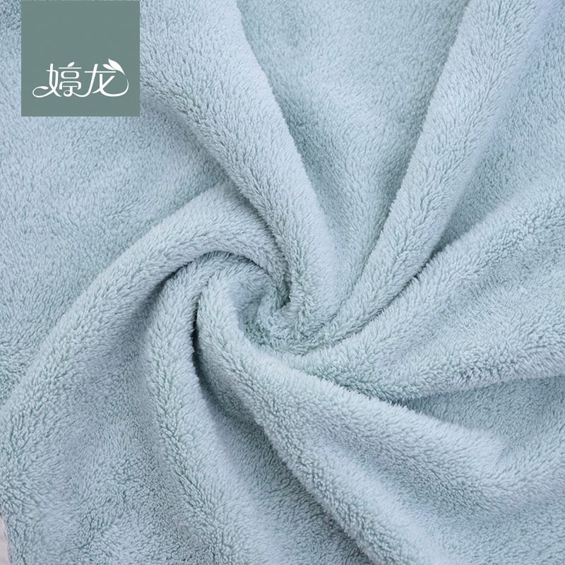 【 Three-piece Set 】 Coral fleece solid color three-piece set square towel, flat towel with logo, facial cleansing towel Specification image