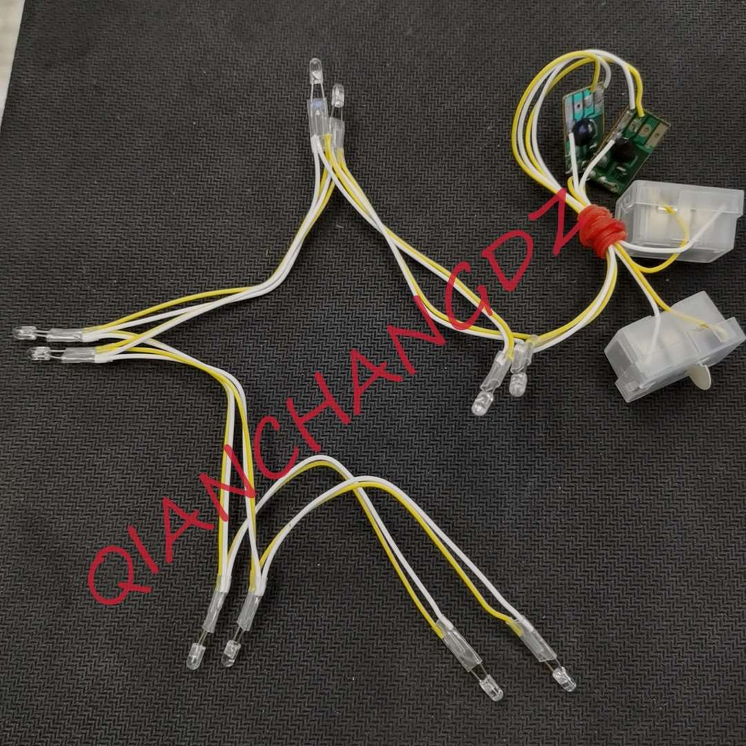 9灯LED灯串线小白盒3功能快闪慢闪长亮详情图4