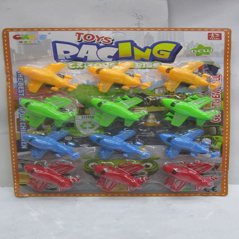 Suction plate rebound cartoon aircraft