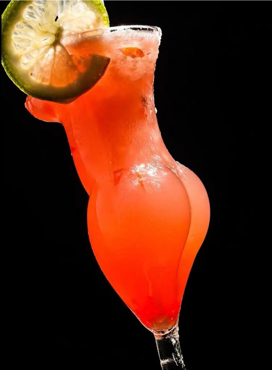 Highball glass, beauty glass, glass wine glass, creative beauty champagne glass, cocktail glass detail image 2