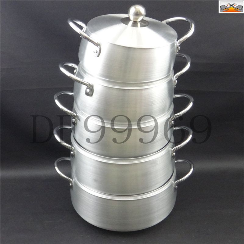 DF99969 Five-piece Sanding aluminum Pan Set Uncoated sanding pan Five-piece aluminum pan set DF Trading House