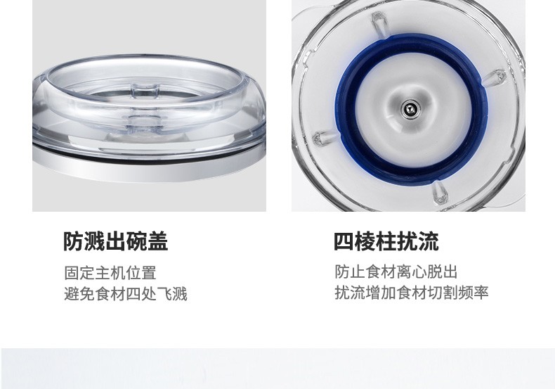 浙里 摩飞电器（MORPHY RICHARDS）绞肉机家用电动辅食料理机打蛋机倒蒜机碎肉机MR9400详情图13