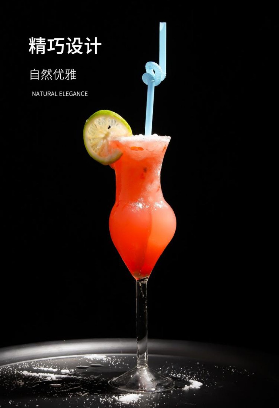 Highball glass, beauty glass, glass wine glass, creative beauty champagne glass, cocktail glass detail image 5