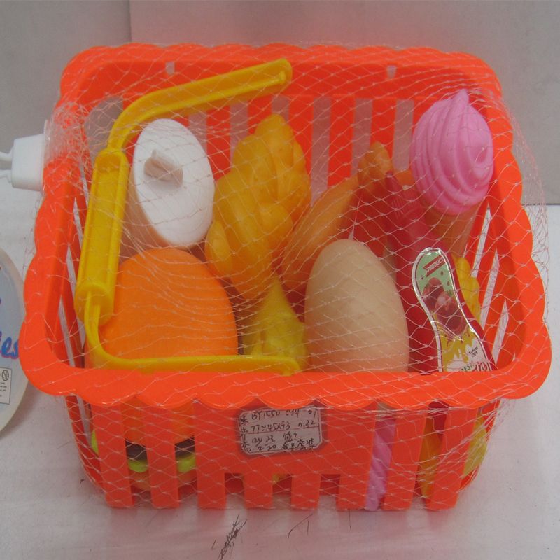 儿童过家家玩具仿真篮子食品套装 厨房角色扮演玩具配件多样 其他过家家玩具