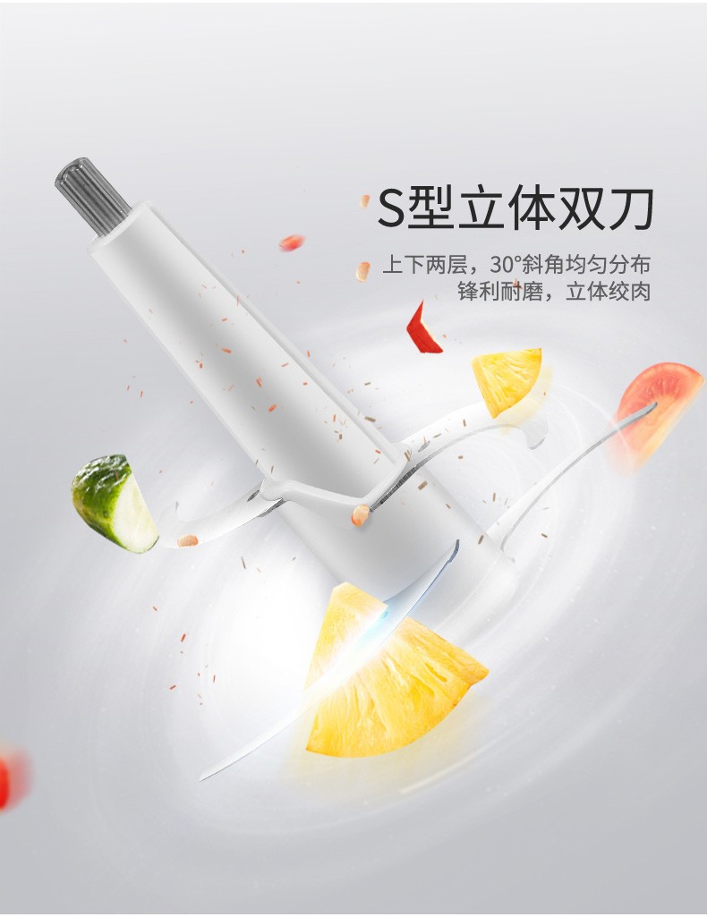 浙里 摩飞电器（MORPHY RICHARDS）绞肉机家用电动辅食料理机打蛋机倒蒜机碎肉机MR9400详情图11