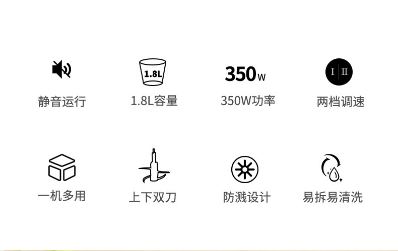 浙里 摩飞电器（MORPHY RICHARDS）绞肉机家用电动辅食料理机打蛋机倒蒜机碎肉机MR9400详情图4