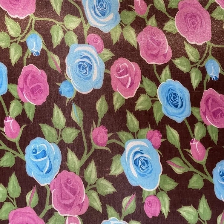 The Sedin printing series features bright rose prints on 100% polyester fabric with PVC foam at the bottom detail image 2