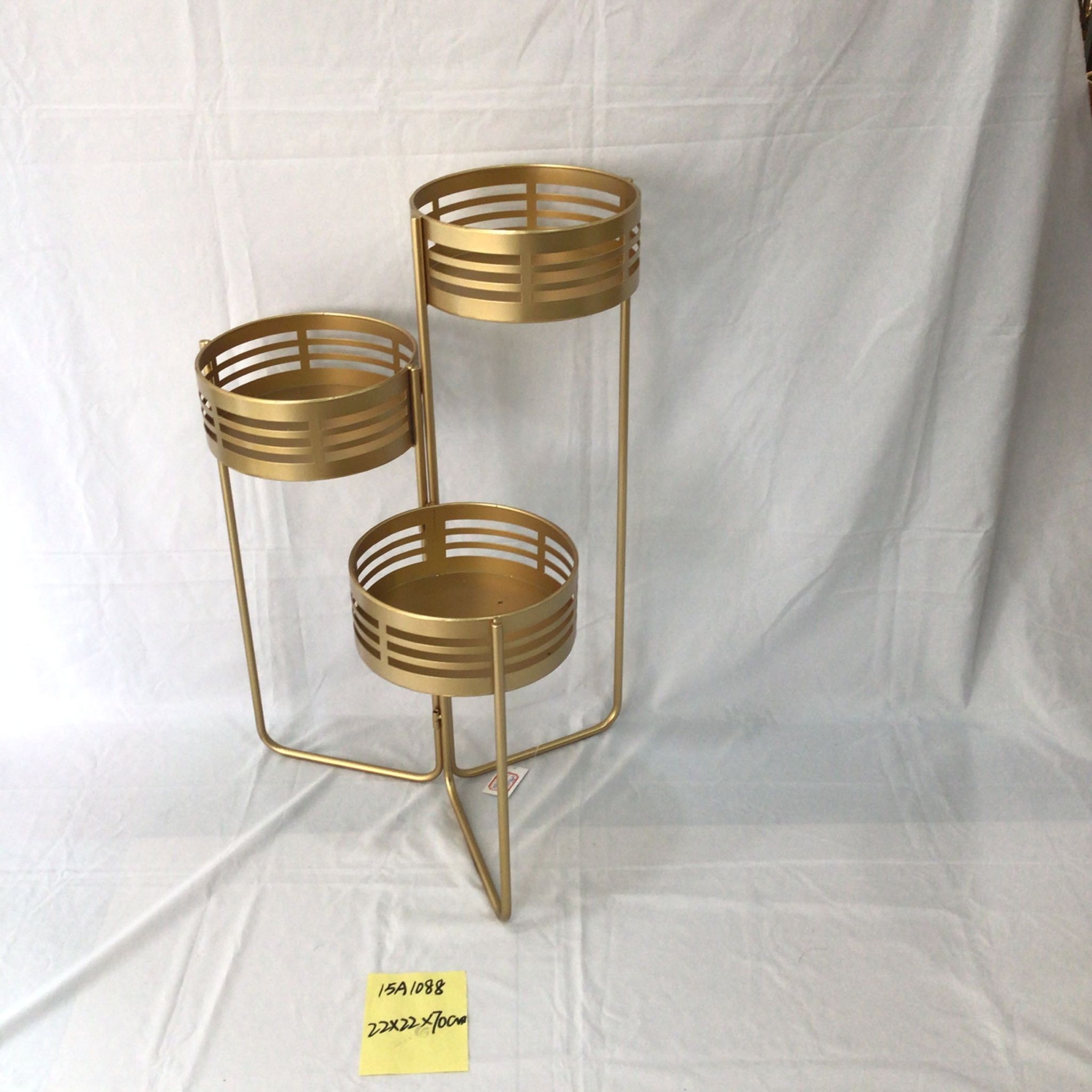 Nordic flower stand, floor-standing, simple indoor succulent plant, multi-layer folding balcony storage rack, flower pot rack detail image 1