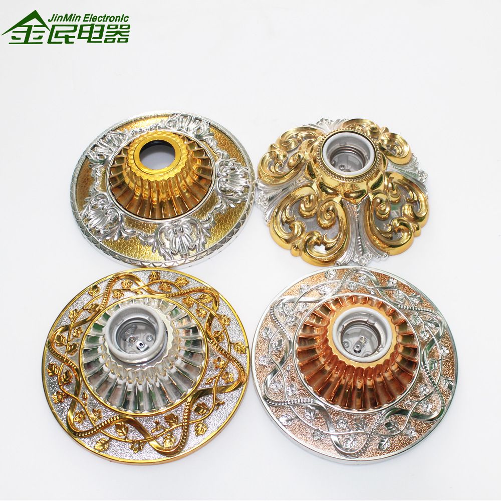 The manufacturer exports plastic E27 B22 lamp holders with colored lamp heads and textures, and can customize silver lamp holders