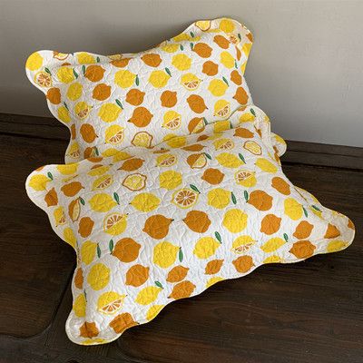 New all-cotton twill quilted pillowcase, pure cotton printed 40*60 pillowcase, single student dormitory -06