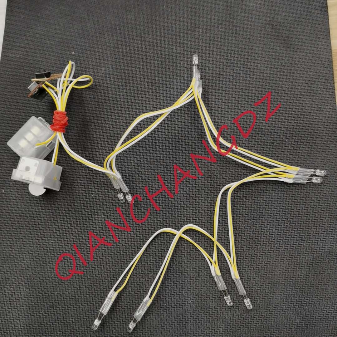 9灯LED灯串线小白盒3功能快闪慢闪长亮详情图2