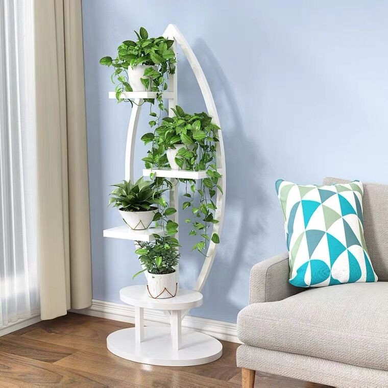 Living room home flower stand, multi-layered indoor storage rack, decoration room, new balcony decoration, green ivy and spider plant stand detail image 3
