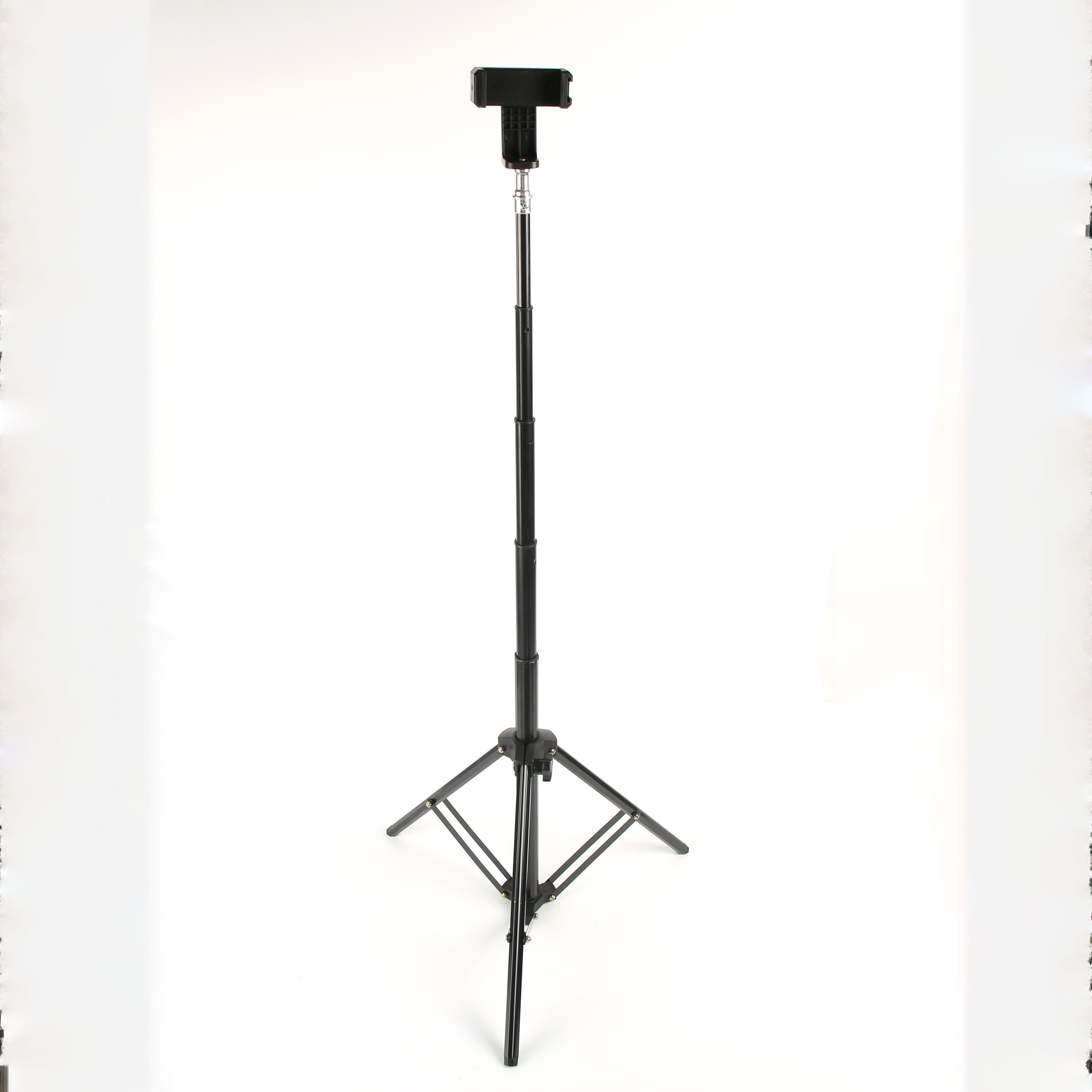 Tripod selfie stick, aluminum alloy five-section telescopic eccentric tube, mobile phone selfie stick, live streaming shooting stick detail image 3