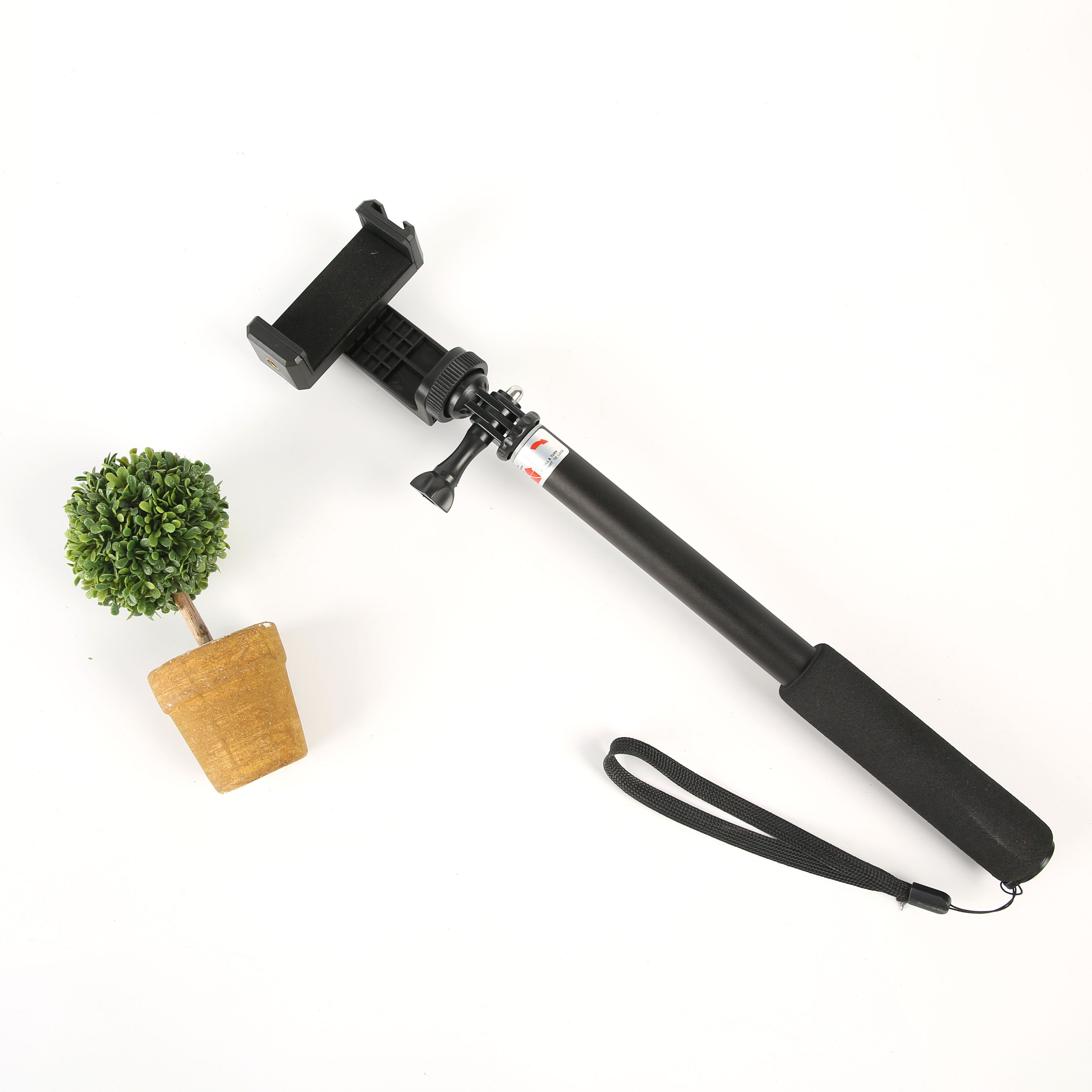 Aluminum alloy mobile phone Bluetooth selfie stick, 1-meter gimbal live streaming telescopic pole, mobile phone stand stabilizer