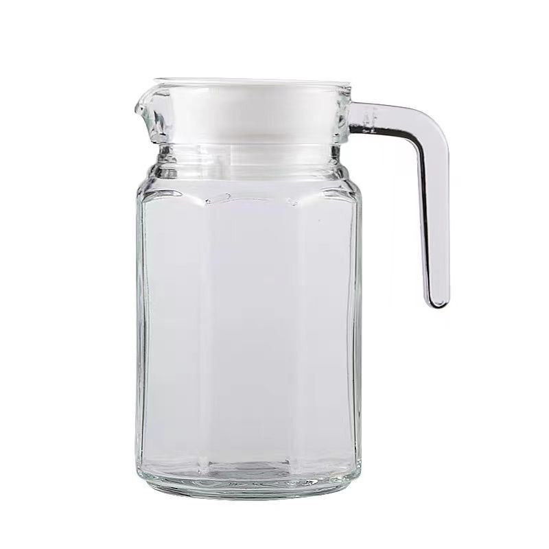 玻璃冷水壶大容量家用果汁扎壶凉白开水壶耐热酒吧ktv饮料鸭嘴壶