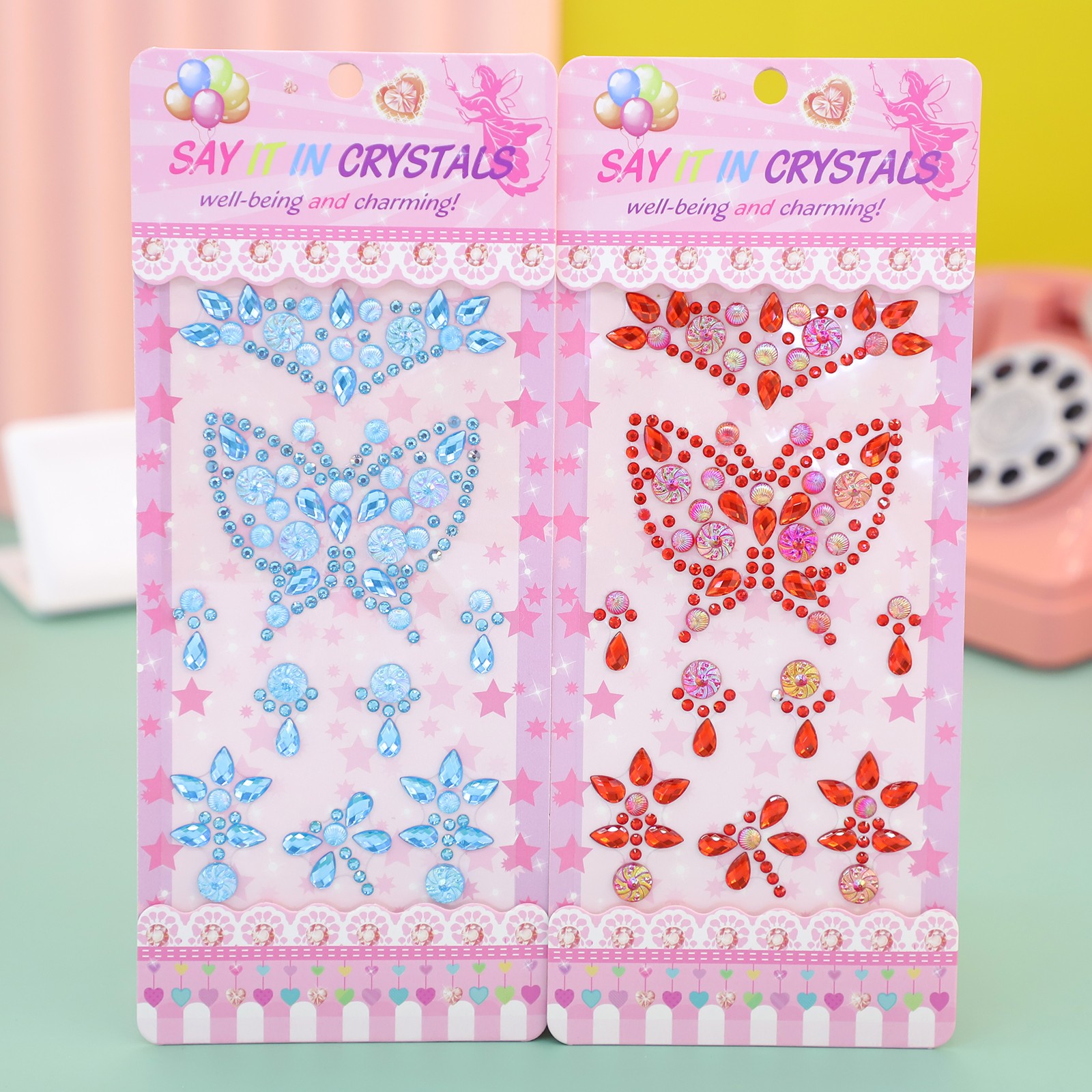 金盛贴纸办公文化GW-002钻石贴 规格：10X24CM详情图4