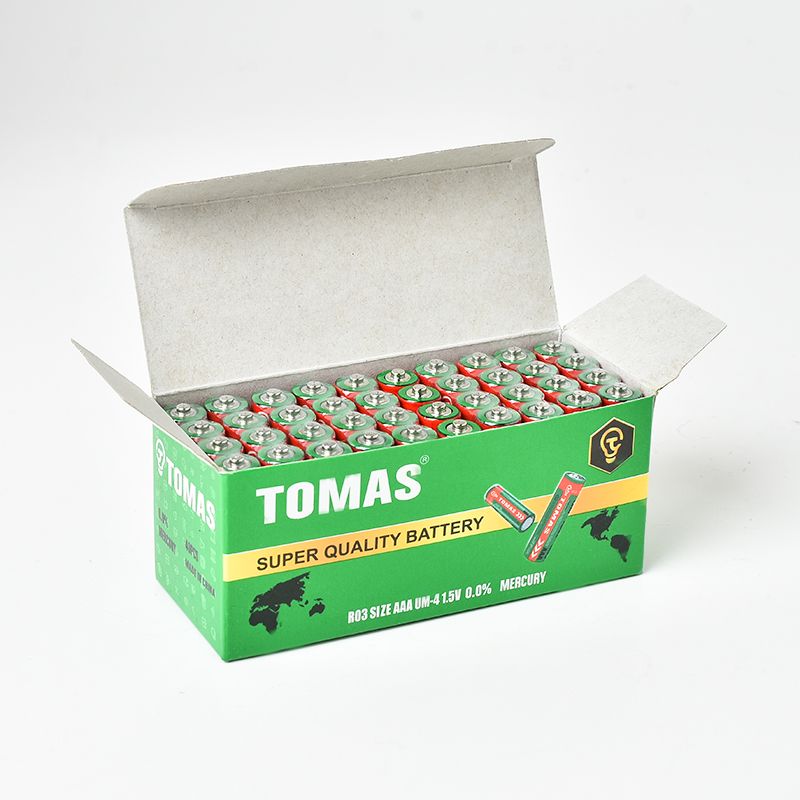 TOMAS 绿色7号电池  SIZE AAA R03 1.5V图