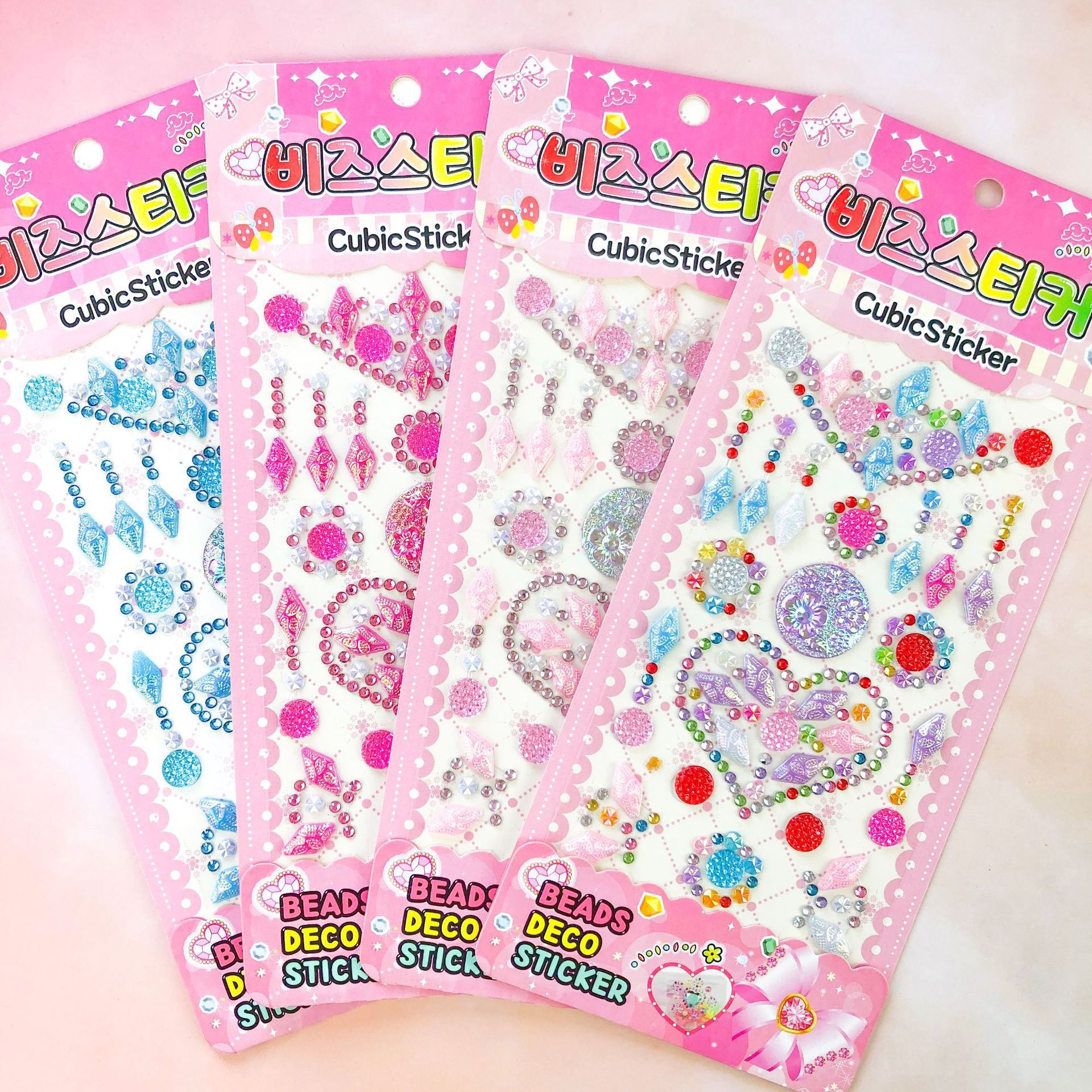 Hand-held DIY sticker plum bow acrylic sticker Acrylic decorative sticker