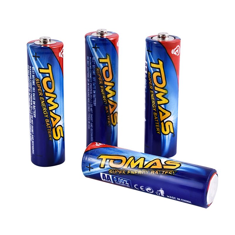TOMAS 蓝色卡装4节5号电池  SIZE AA R6 1.5V细节图