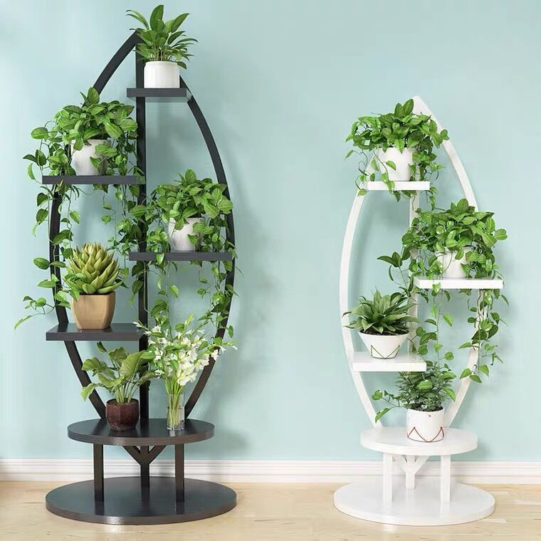 Living room home flower stand, multi-layered indoor storage rack, decoration room, new balcony decoration, green ivy and spider plant stand