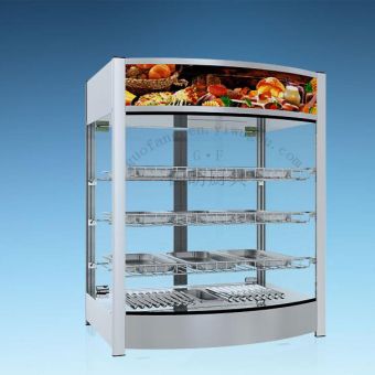 热柜系列食品保温柜商用小型台式保温机加热恒温展示柜炸鸡汉堡图