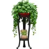 European-style flower stand, multi-layered indoor floor-standing green ivy flower stand, living room storage rack, balcony, simple household flower POTS details Picture