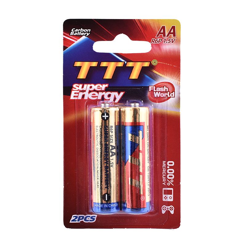 TTT 卡装2节5号电池  SIZEAA R6P 1.5V产品图