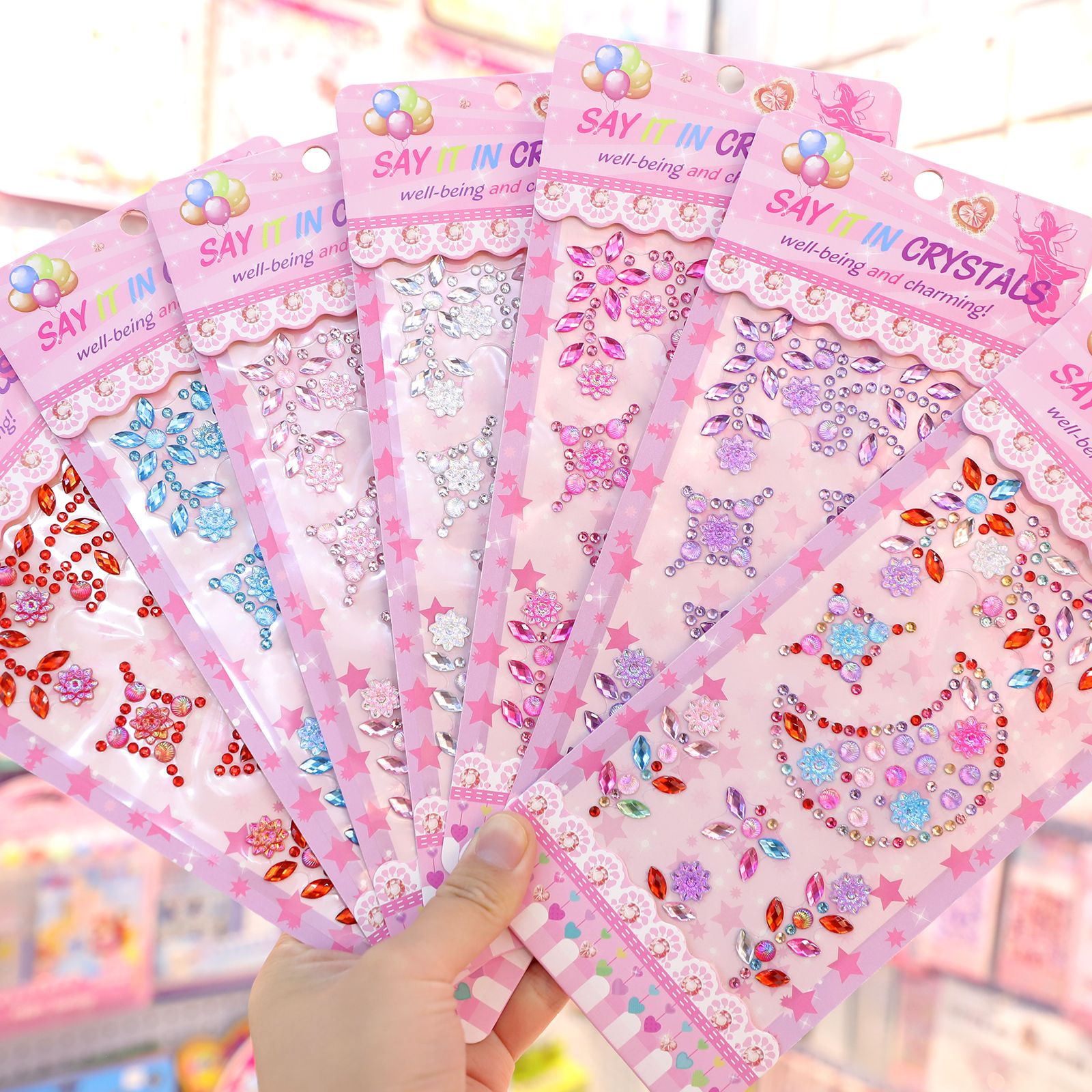 金盛贴纸办公文化GW-002钻贴 规格：10X24CM