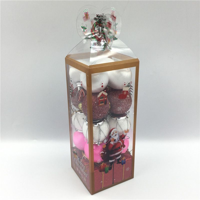 圣诞树装饰 圣诞礼盒 多多盒 圣诞金粉球  礼包 圣诞鼓挂件装饰