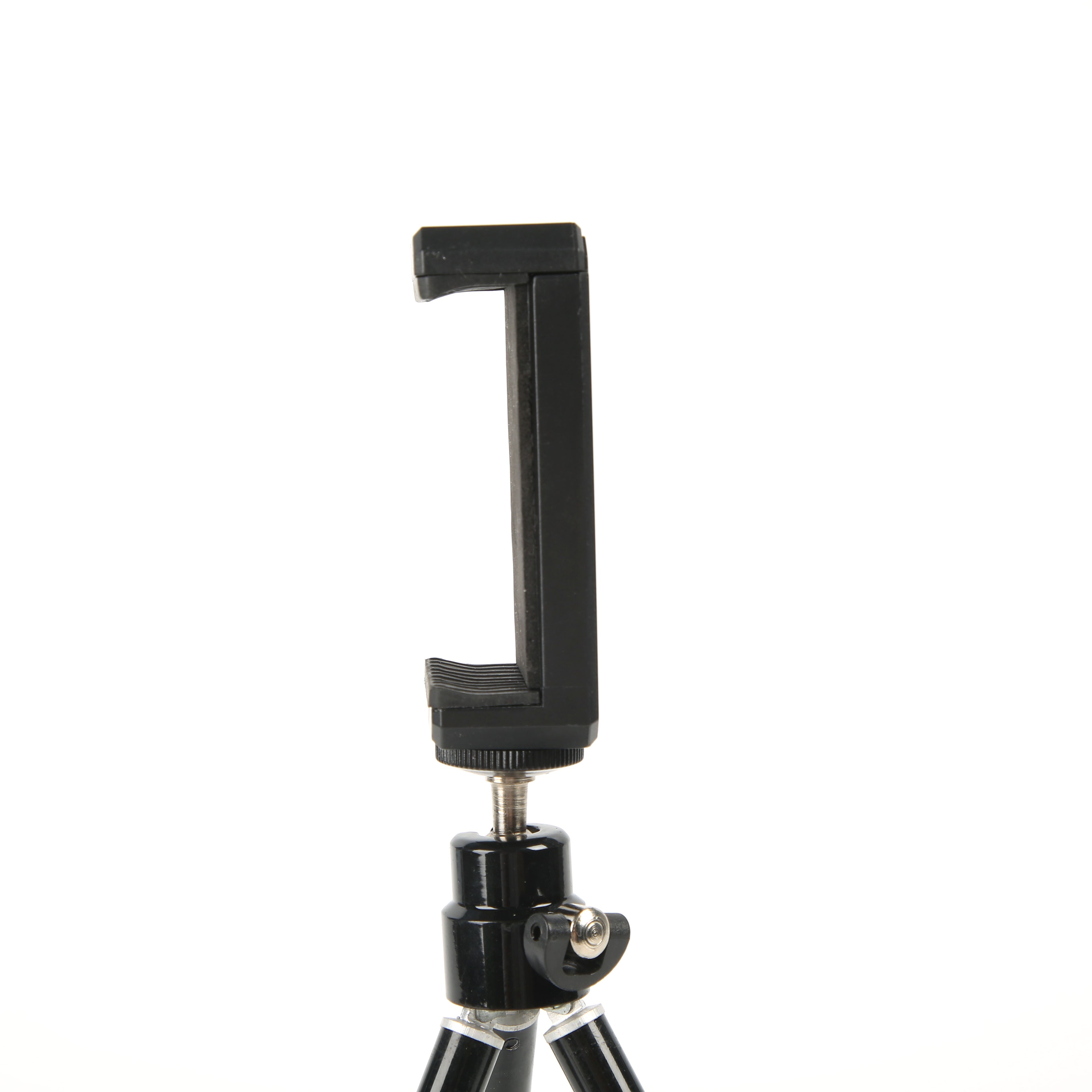 Wholesale copper tube mobile phone holder tripod, shrink mobile phone live streaming camera selfie stand, desktop detail image 2
