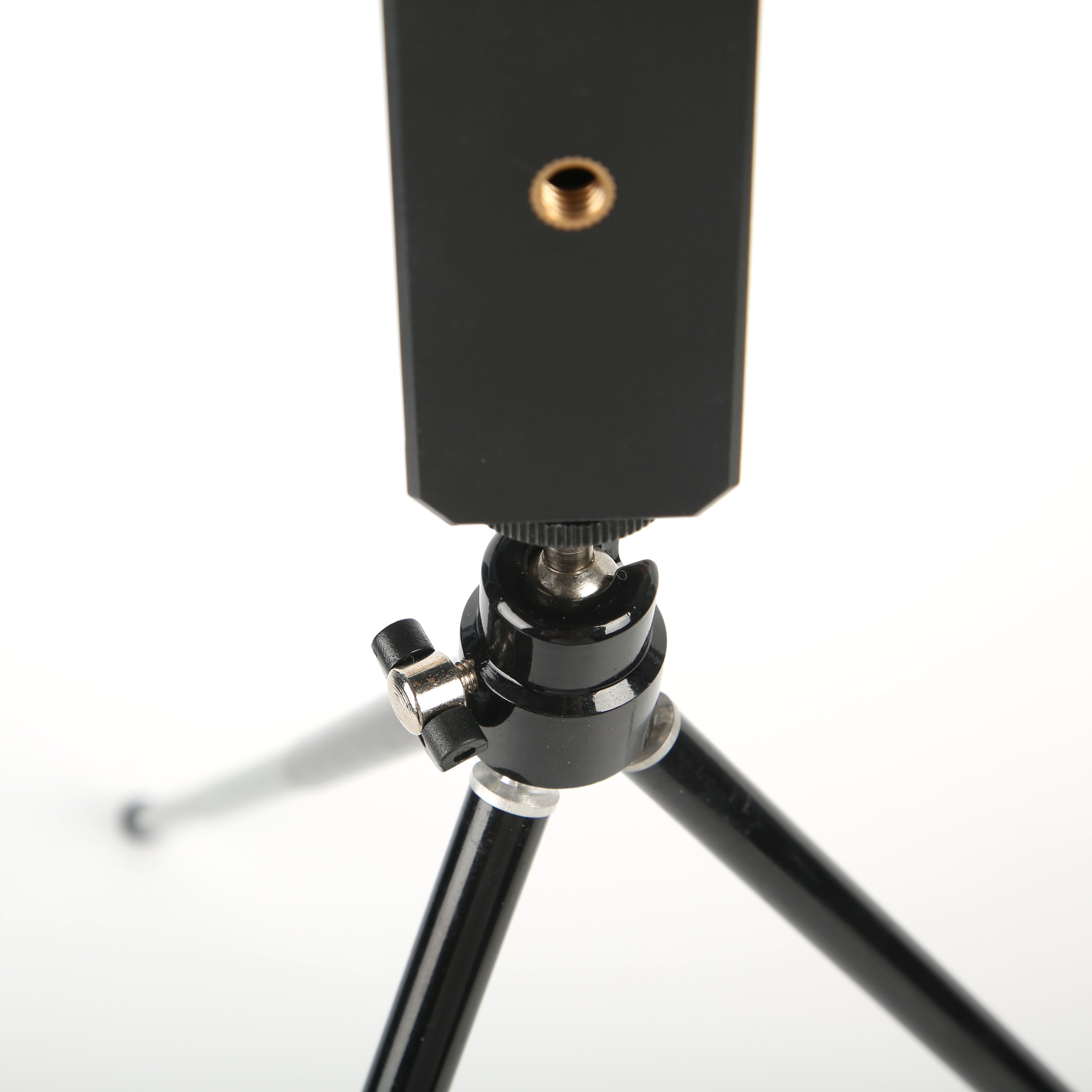 Wholesale copper tube mobile phone holder tripod, shrink mobile phone live streaming camera selfie stand, desktop detail image 7