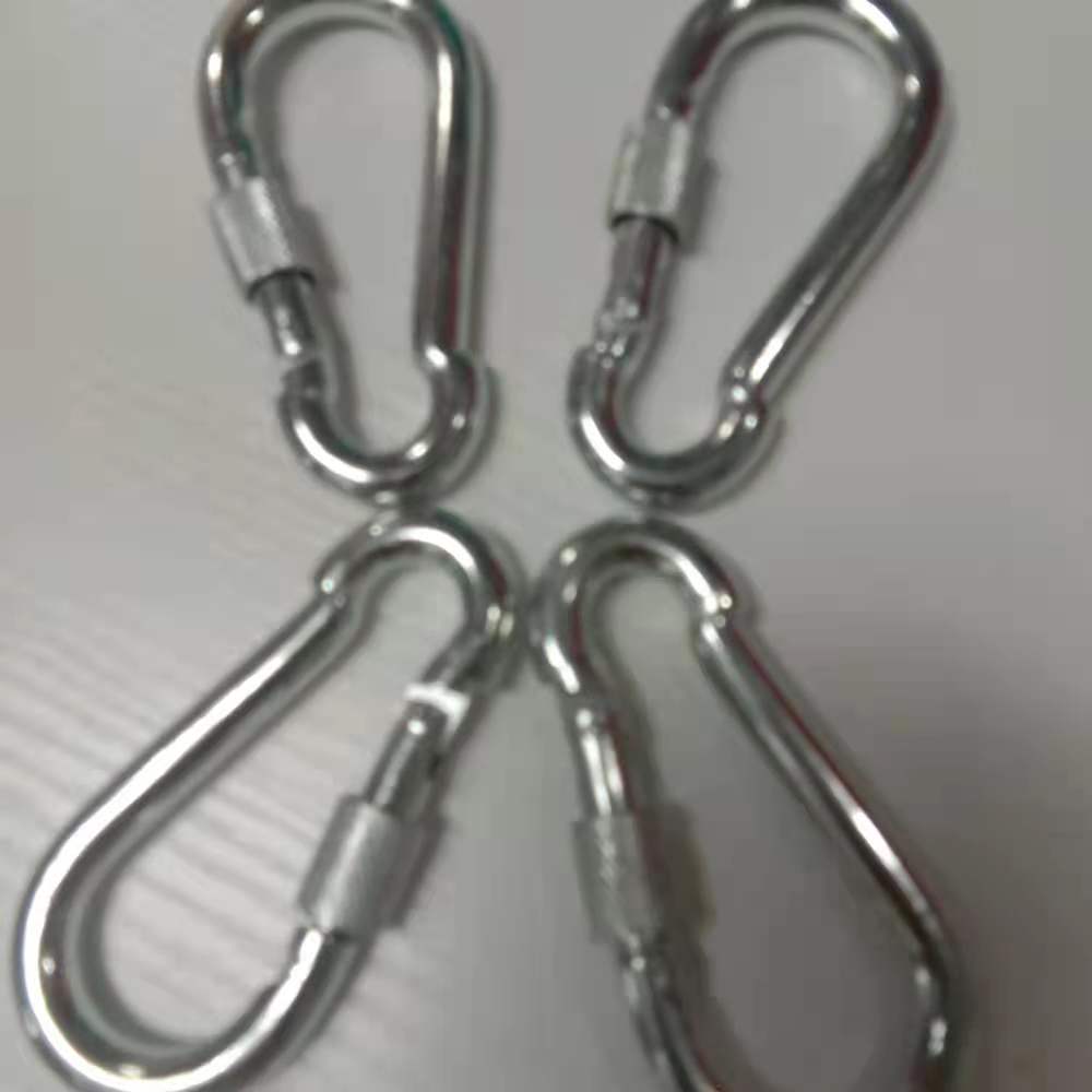 Safety buckle/Spring hook with screw/gourd buckle/climbing buckle/galvanized iron /11*120