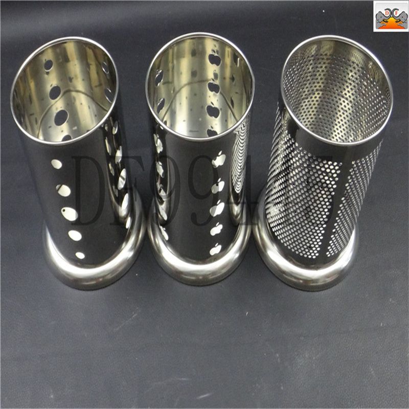 DF99445 Chopstick holder for drainage, stainless steel chopstick basket, milk tea milk collection straw tube, knife and fork bucket, barbecue skewers bamboo stick bucket, storage bucket, DF Trading House Item Picture